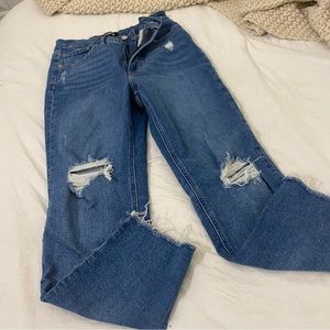 Express Super High Rise Mom Jean